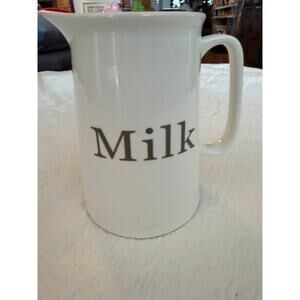 Ceramic Milk Pitcher, Displayed only